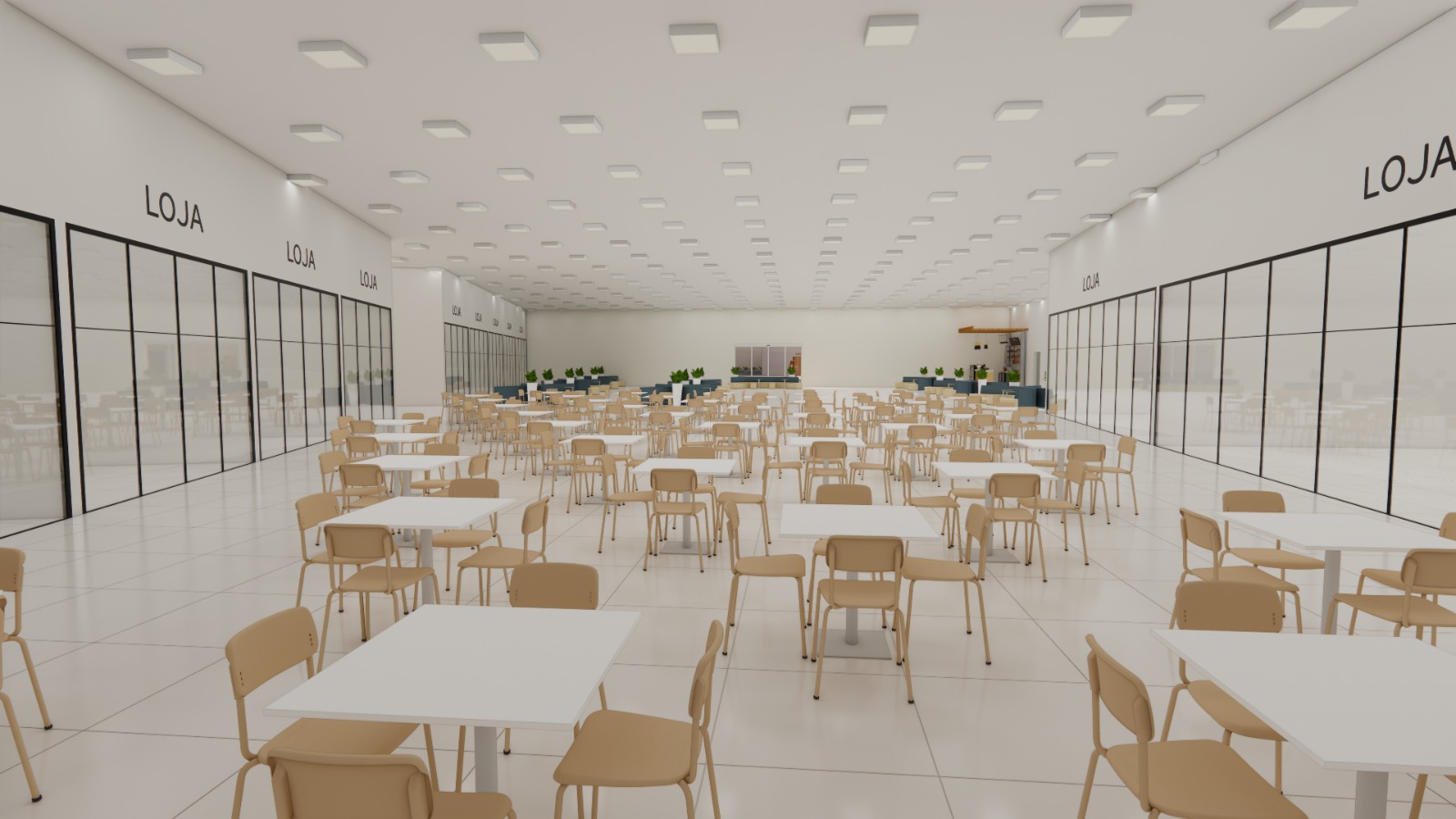 Praça de Alimentação Central Holly Center